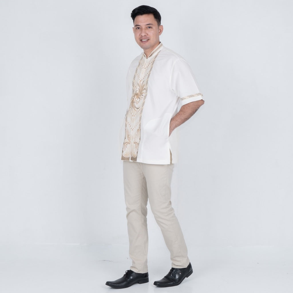 Benhill Taqwa Koko Bordir Pria Pendek Off White 2497-98-99-321