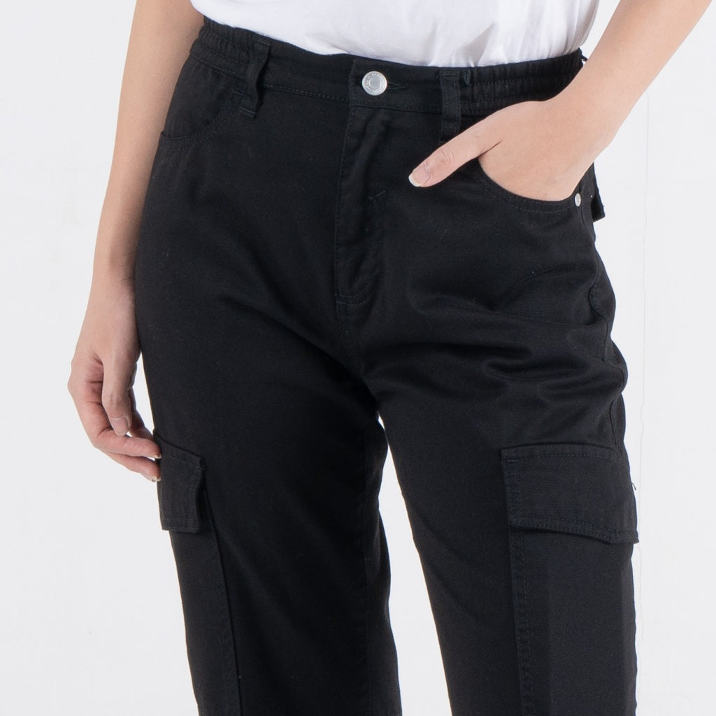 Benhill Celana Wanita "CHAEWON" 7/8 Cargo Jogger Pants 6 Warna