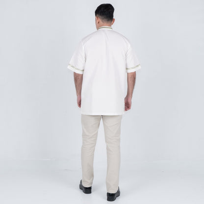 Benhill Taqwa Koko Bordir Pria Pendek Off White 2497-98-99-321