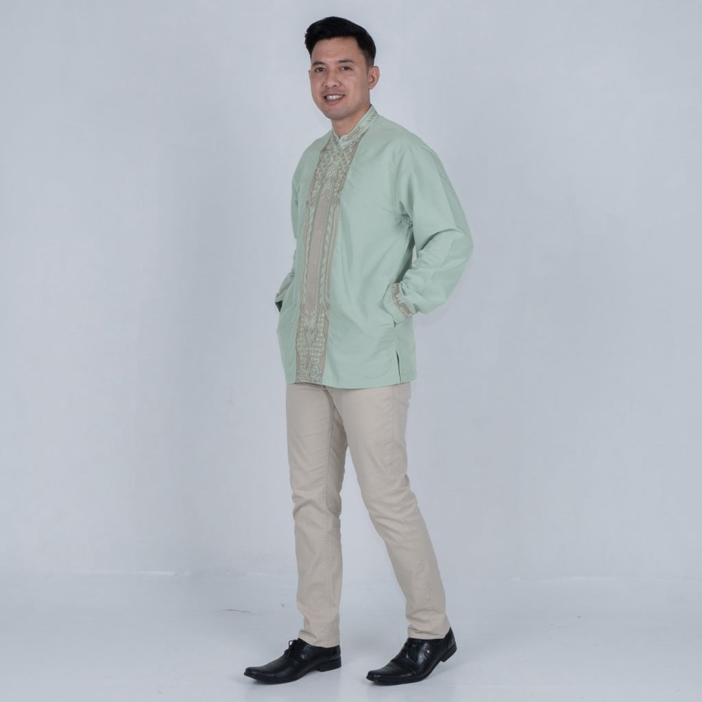 Benhill Taqwa Koko Bordir Pria Panjang Mint 2545-46-47-32Y