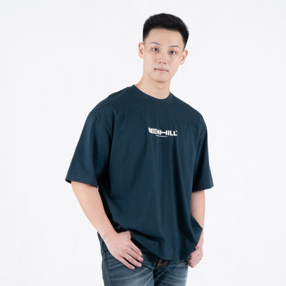 Benhill T-Shirt Pria Oversized Fit Cotton 20s Combed Pendek Turquoise A461-39368