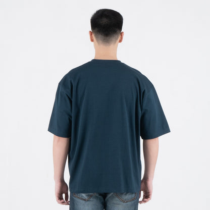 Benhill T-Shirt Pria Oversized Fit Cotton 20s Combed Pendek Turquoise A461-39368