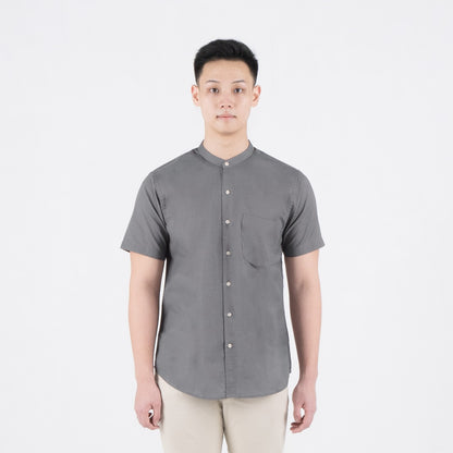 Benhill Kemeja Pria Basic Polos Shanghai Pendek Oxford New Colors