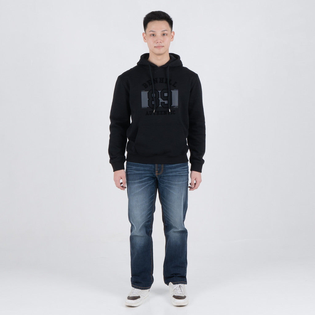 Benhill Sweat Hoodie Unisex Black-Misty A453-A454
