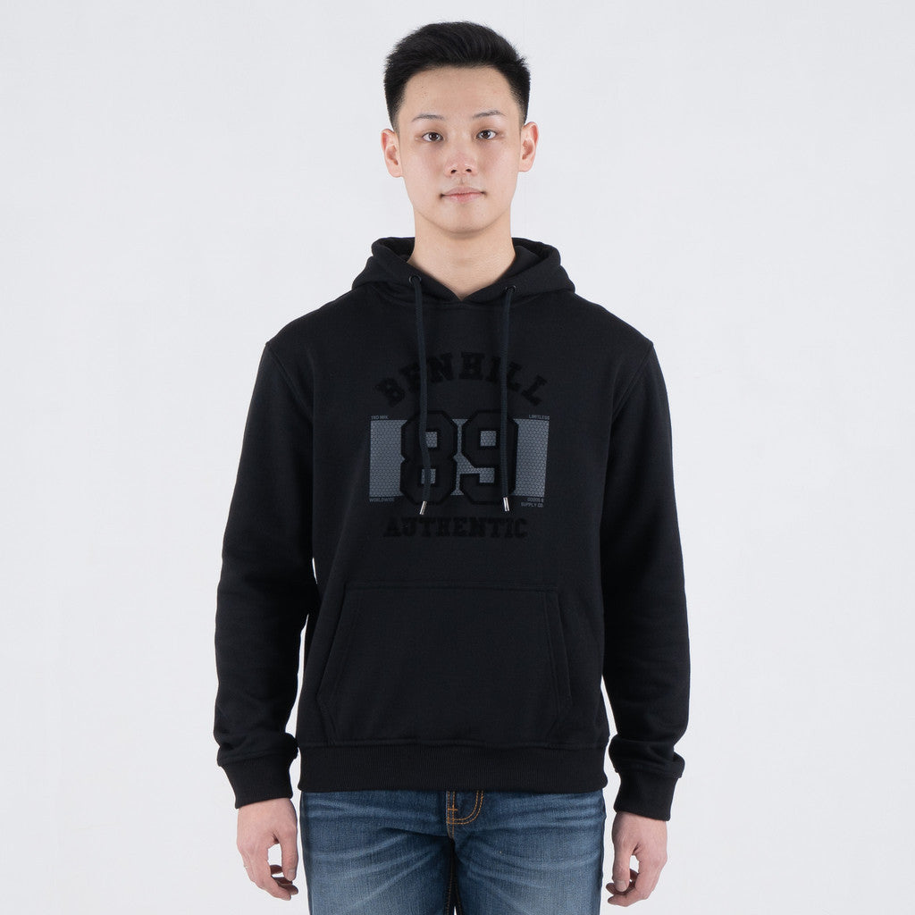 Benhill Sweat Hoodie Unisex Black-Misty A453-A454