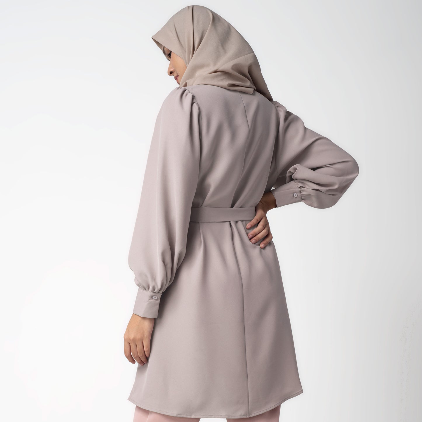 Benhill "Mira" Dress Tunik Wanita Dusty Pink 232-39477