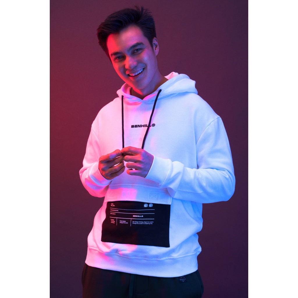 Benhill Sweat Hoodie Unisex Capsule Collection Putih 518-59150