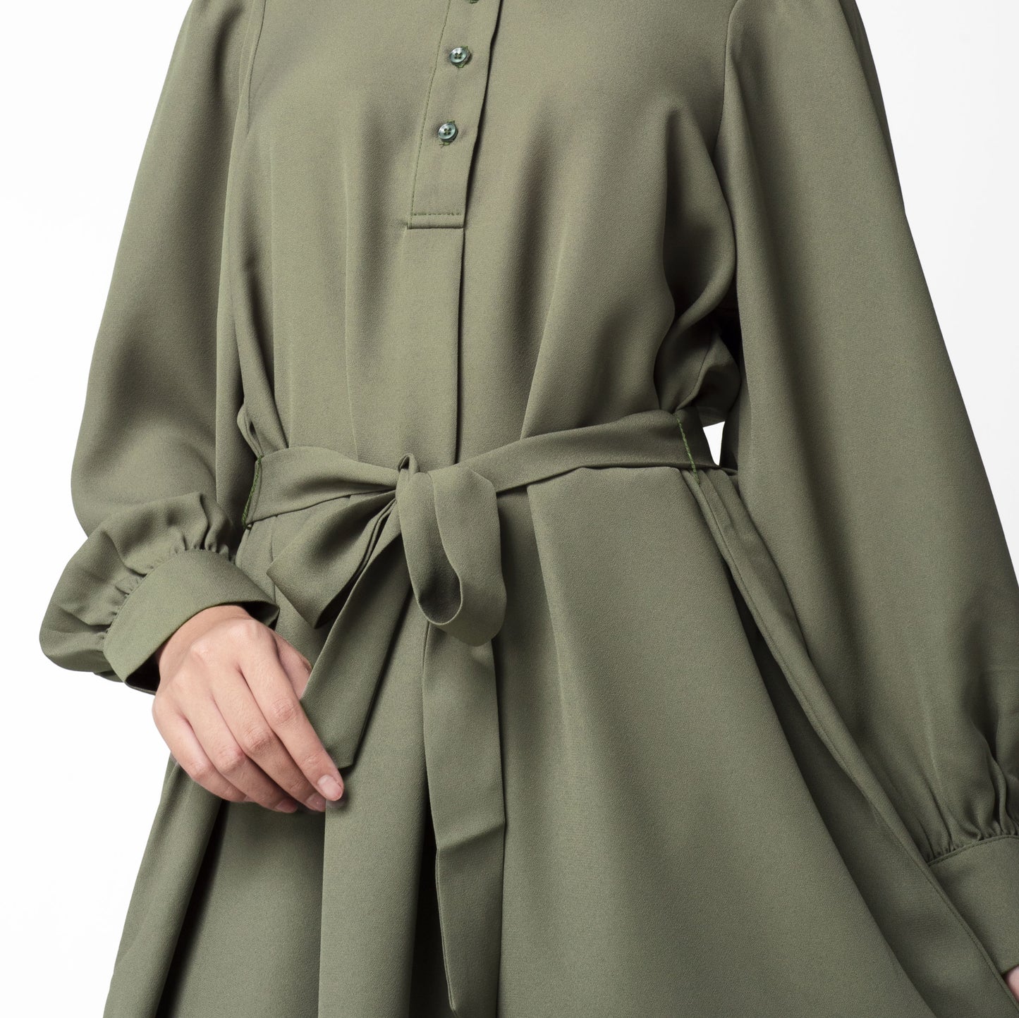 Benhill "Mira" Dress Tunik Wanita Olive 231-39777