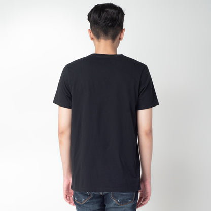 Benhill Kaos Grafis Katun 30s Combed Lengan Pendek Hitam 332-35268