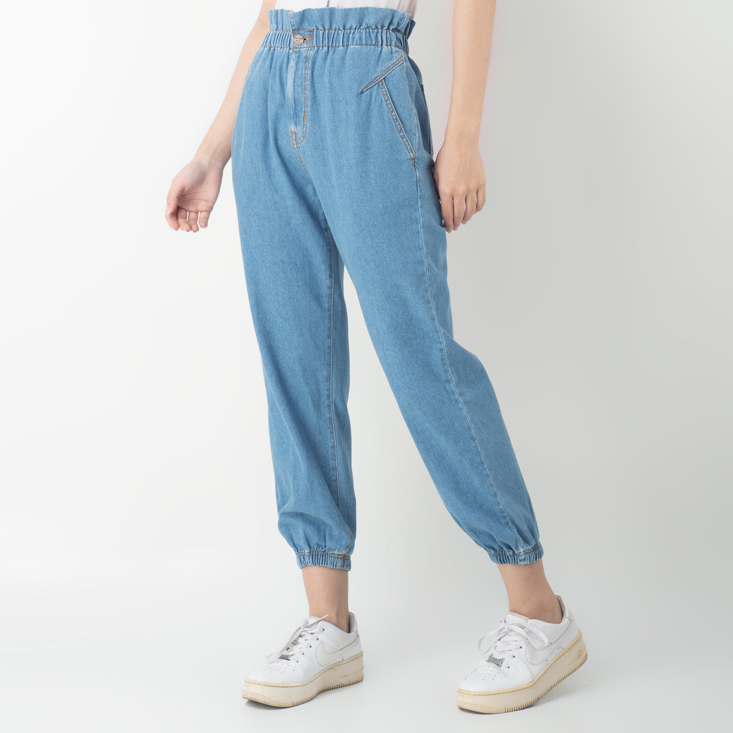 Benhill "Heeya" Celana Denim Wanita High Waist Light Blue 132-39325