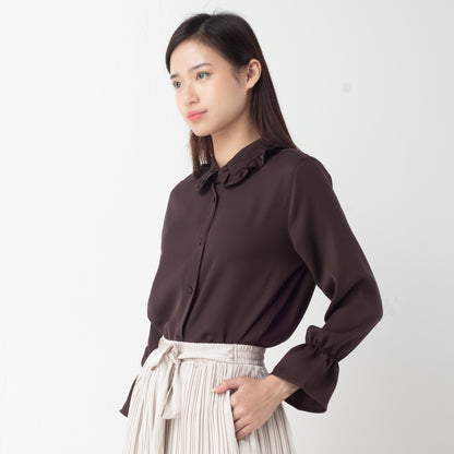 Benhill "Hyeon" Tops Kemeja Wanita Brown 275-39588