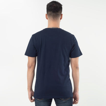 Benhill Kaos Grafis Katun 30s Combed Lengan Pendek Navy 421-15368