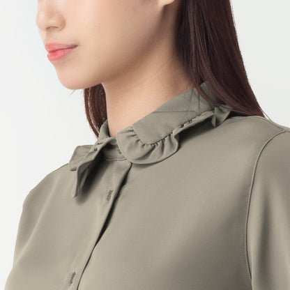 Benhill "Hyeon" Tops Kemeja Wanita Olive 275-39988