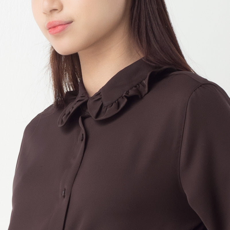 Benhill "Hyeon" Tops Kemeja Wanita Brown 275-39588