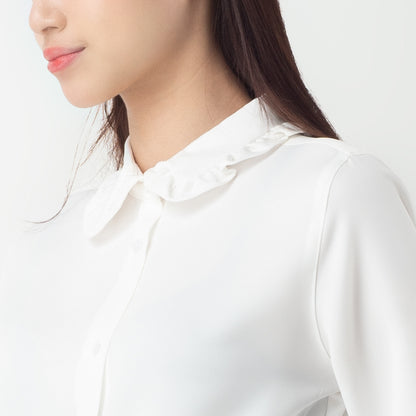 Benhill "Hyeon" Tops Kemeja Wanita White 275-39188
