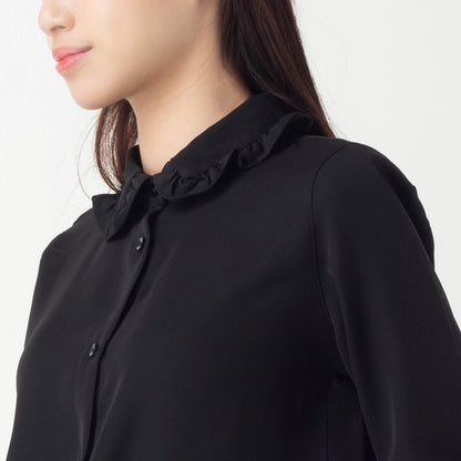 Benhill "Hyeon" Tops Kemeja Wanita Black 275-39288