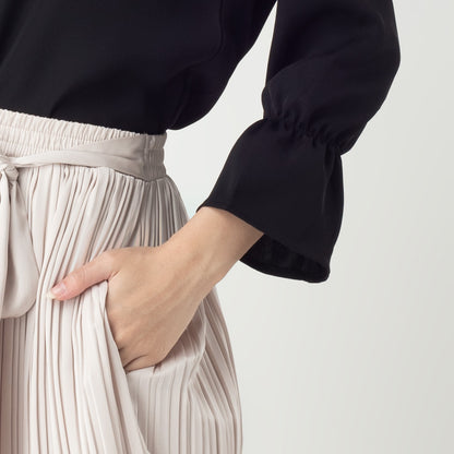 Benhill "Hyeon" Tops Kemeja Wanita Black 275-39288