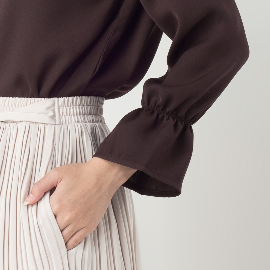 Benhill "Hyeon" Tops Kemeja Wanita Brown 275-39588