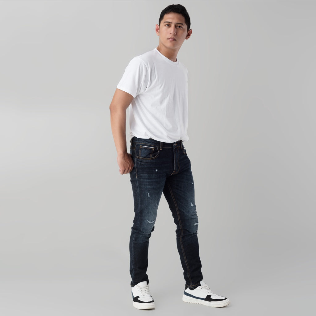 Benhill Premium Denim Pants Slim Fit Biru Wash 27710A-11A-11-32325