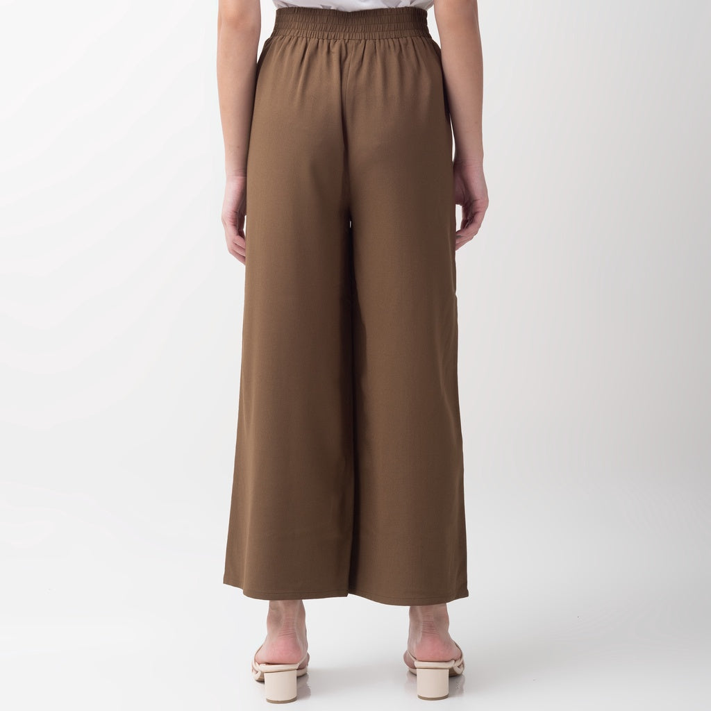 Benhill "MORAE" Celana Wanita Pinggang Karet Brown 721-39595