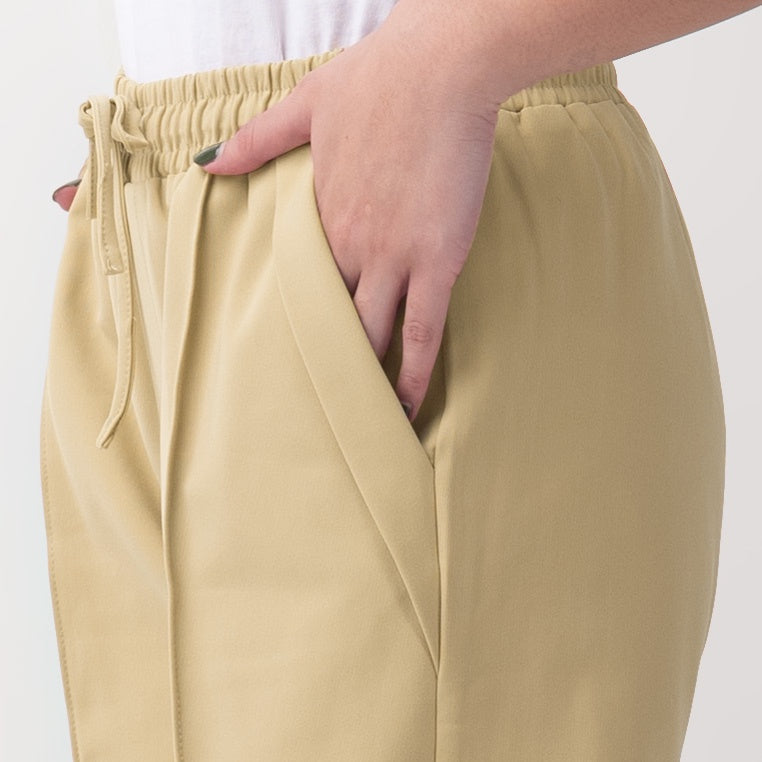 Benhill "Dalmi" Celana Wanita Pinggang Karet Tan 734-39596