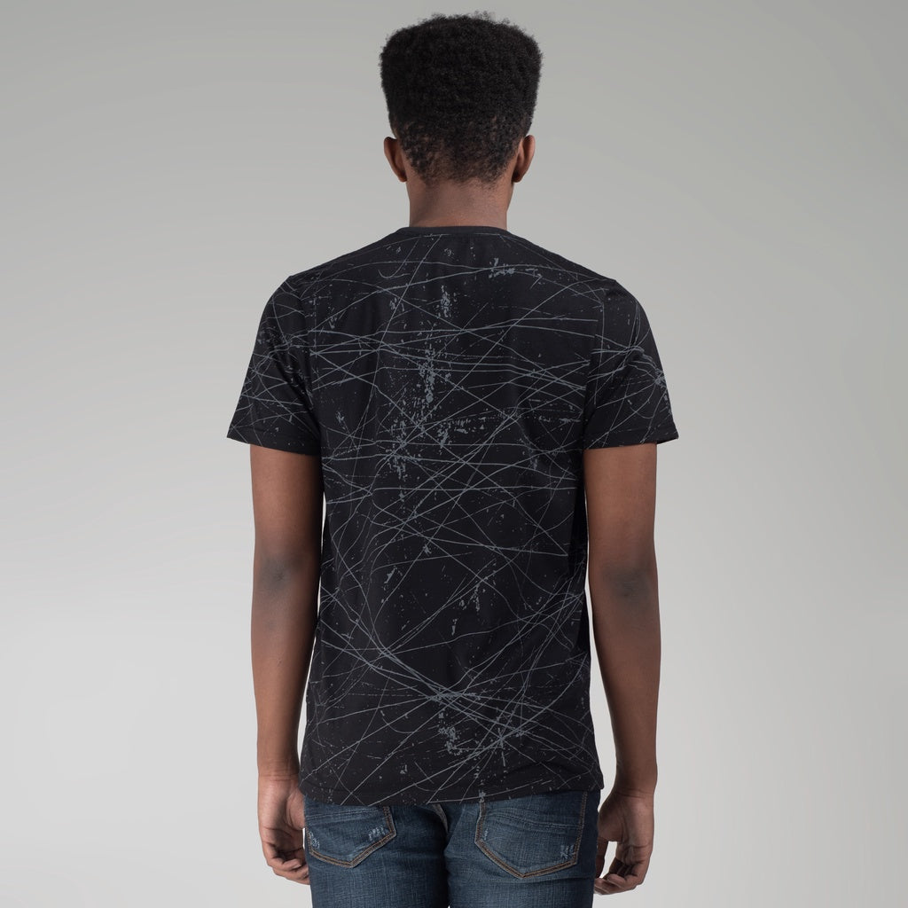 Benhill Kaos Grafis Full Print Hitam 448-39268