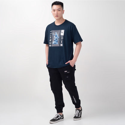 Benhill T-Shirt Oversize Fit Capsule Collection Navy 367-55G68