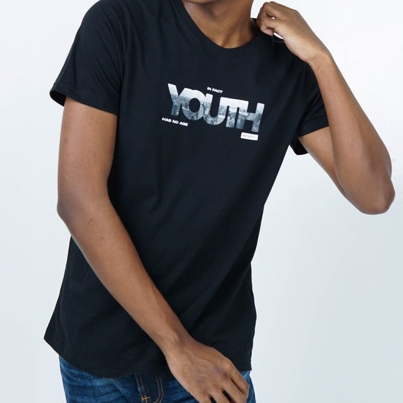 Benhill Kaos Grafis Katun 30s Combed Lengan Pendek Warna Hitam 348-35268