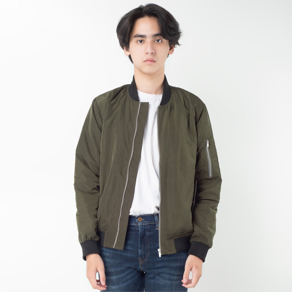Benhill Jaket Bomber Hijau Army 27906-22750