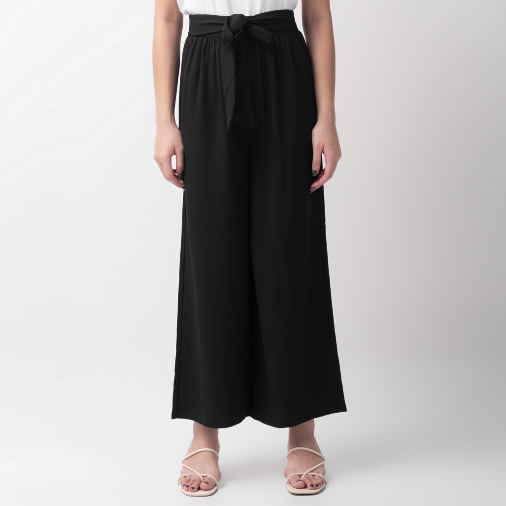 Benhill "MORAE" Celana Wanita Pinggang Karet Hitam 715-39295