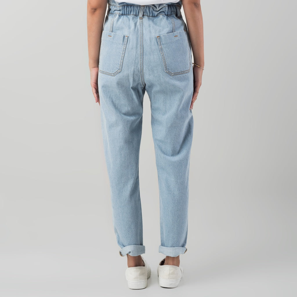 Benhill "Yeji" Celana Wanita High Waist Light Blue 882-3230F