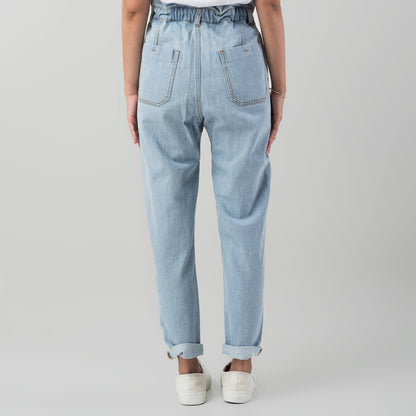 Benhill "Yeji" Celana Wanita High Waist Light Blue 882-3230F