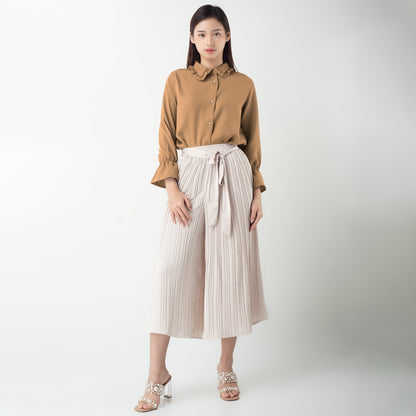 Benhill "Hyeon" Tops Kemeja Wanita Camel Brown 869-39T88