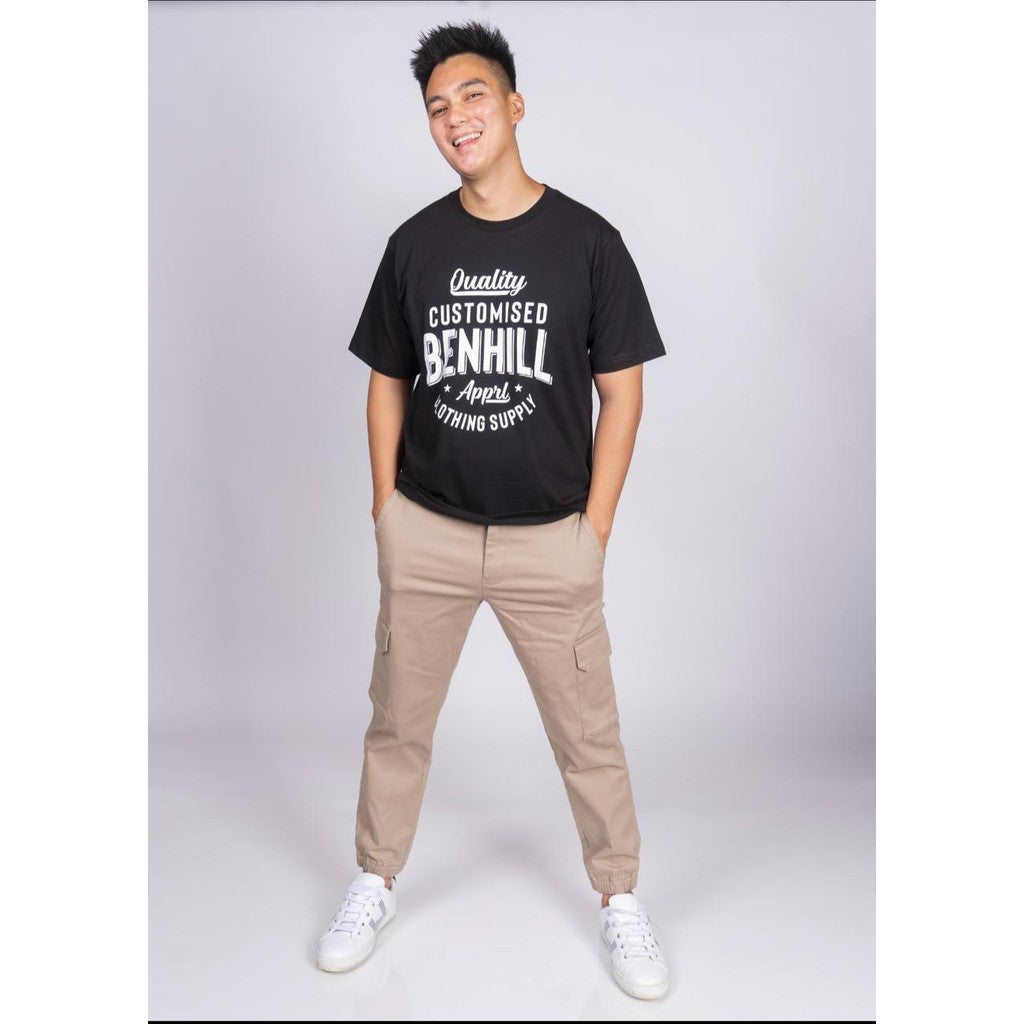 Benhill Celana Cargo Jogger 'BAIM WONG' Cream 27719