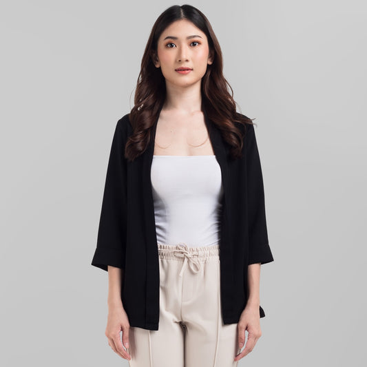 Benhill Bolero "Yuna" Tops Wanita  Lengan 3/4 Black 837-39299