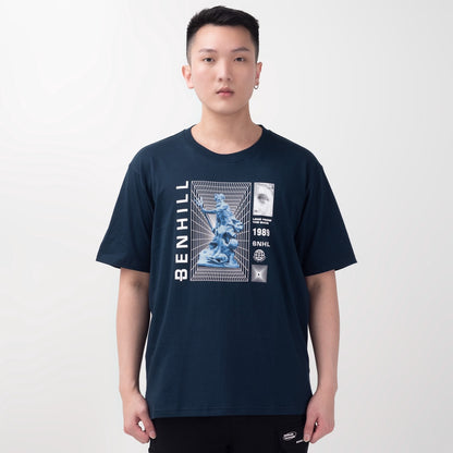 Benhill T-Shirt Oversize Fit Capsule Collection Navy 367-55G68