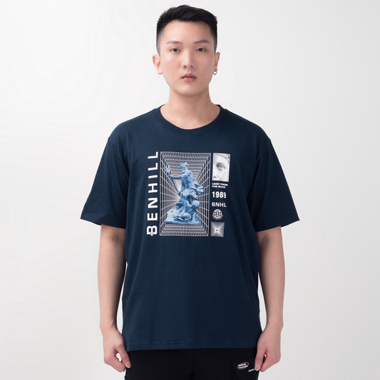 Benhill T-Shirt Oversize Fit Capsule Collection Navy 367-55G68