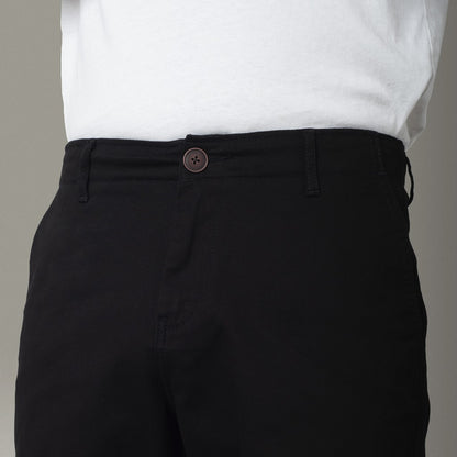 Benhill Celana Pendek Chino Bermuda Katun Stretch Black 112-13-32367