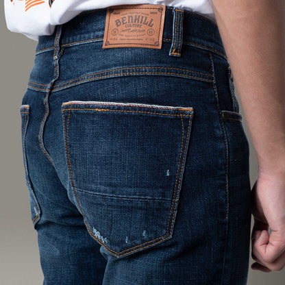 Benhill Premium Denim Pants Slim Fit Biru Wash 27704-32225