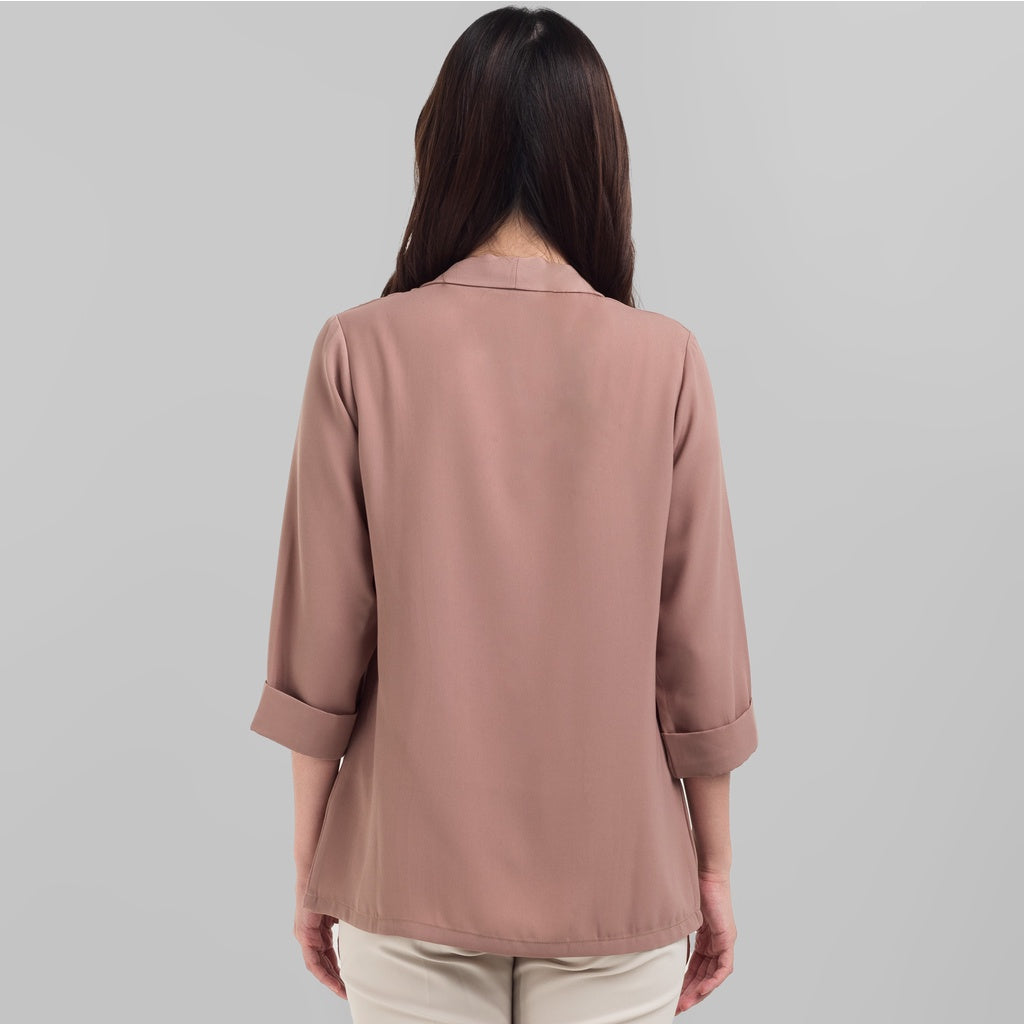 Benhill Bolero "Yuna" Tops Wanita  Lengan 3/4  Dusty Pink 840-39J99
