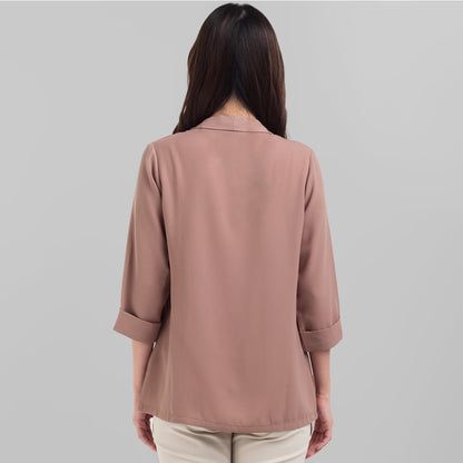 Benhill Bolero "Yuna" Tops Wanita  Lengan 3/4  Dusty Pink 840-39J99