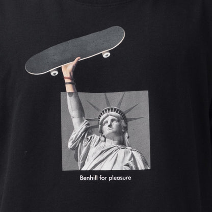 Benhill T-Shirt Oversize Fit Capsule Collection Hitam 365-55268