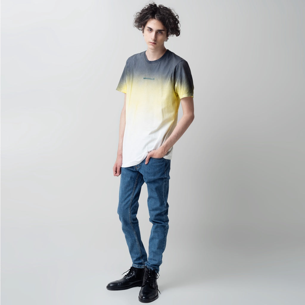 Benhill T-Shirt Gradasi Katun 30s Combed Lengan Pendek Kuning 487-39168