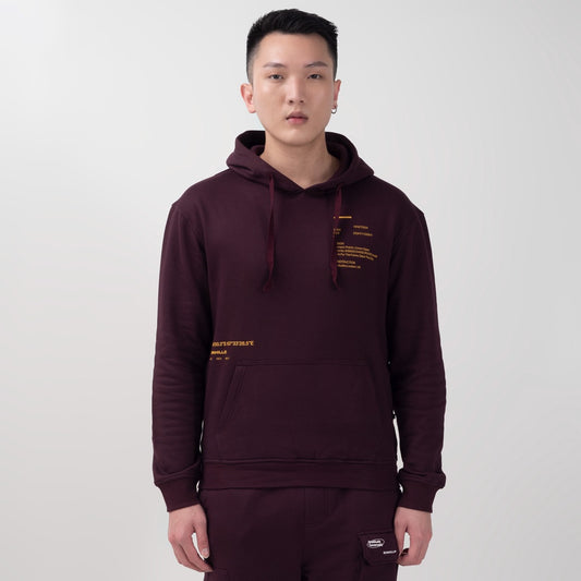 Benhill Sweat Hoodie Capsule Unisex Maroon 516-39F50