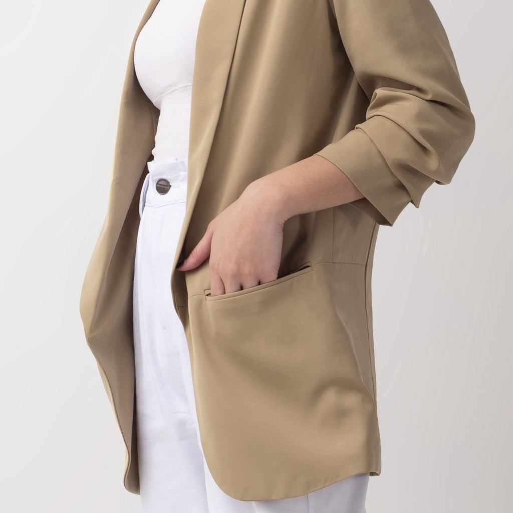 Benhill "Dasom" Blazer/Outer Wanita Cream 789-39599