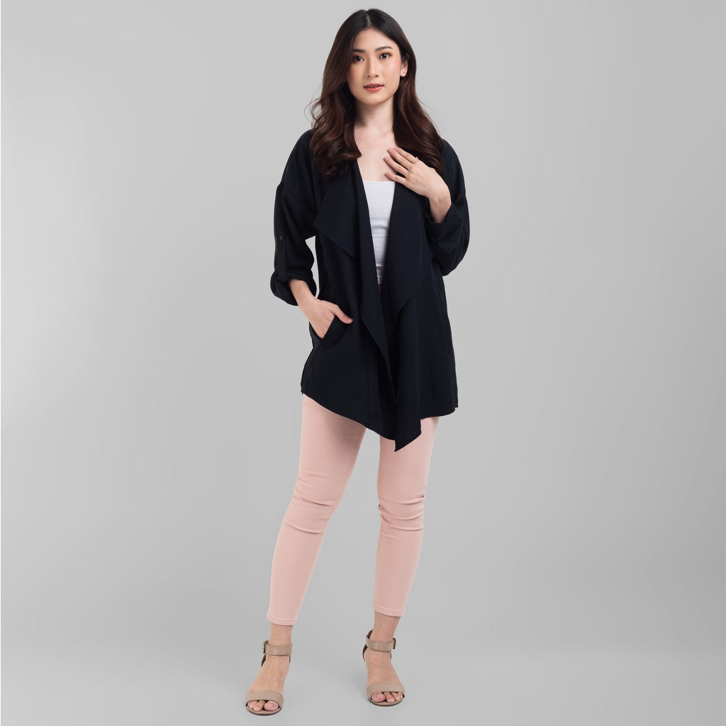 Benhill Cardigan "Chul" Wanita Lengan Panjang Navy 831-39G99