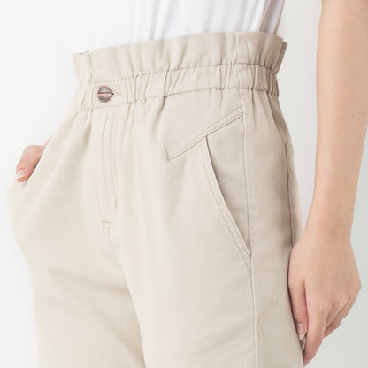 Benhill Celana  "Rae"  Stretch Wanita High Waist Jogger Pants Beige 283-32991