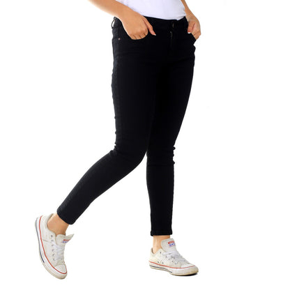 Benhill Celana Panjang Wanita Premium Denim Skinny Hitam 02237-35227