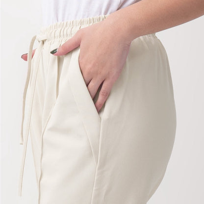 Benhill "Dalmi" Celana Casual Wanita Pinggang Karet Beige 733-39196