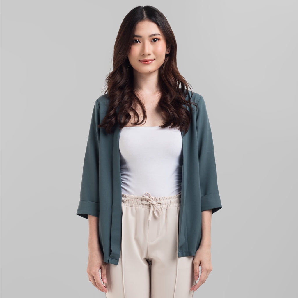 Benhill Bolero "Yuna" Tops Wanita  Lengan 3/4 Blue 839-39399